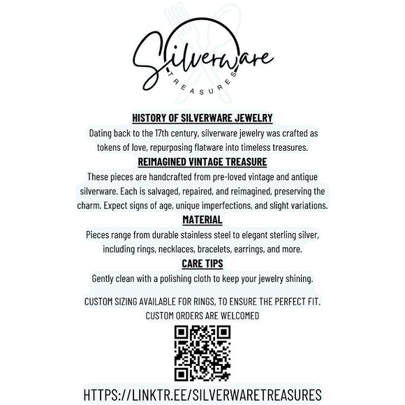 SOLD 1965 'Garland' Silver-plated Spiral floral Ring - Picture 6 of 6